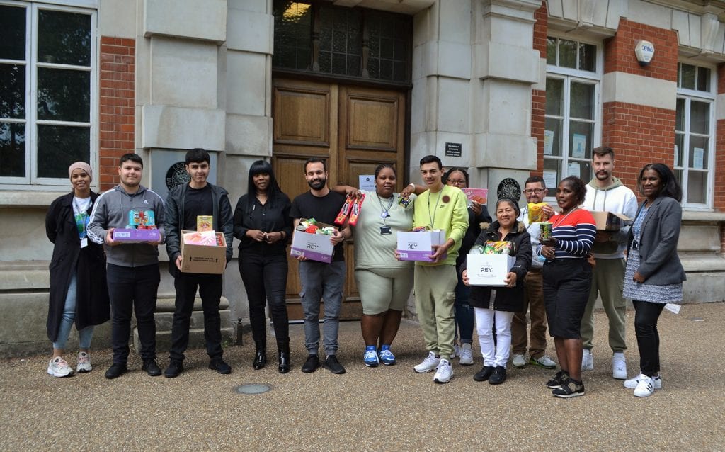 Hairdressing Students Help Hungry Families with Donation to Tottenham Foodbank